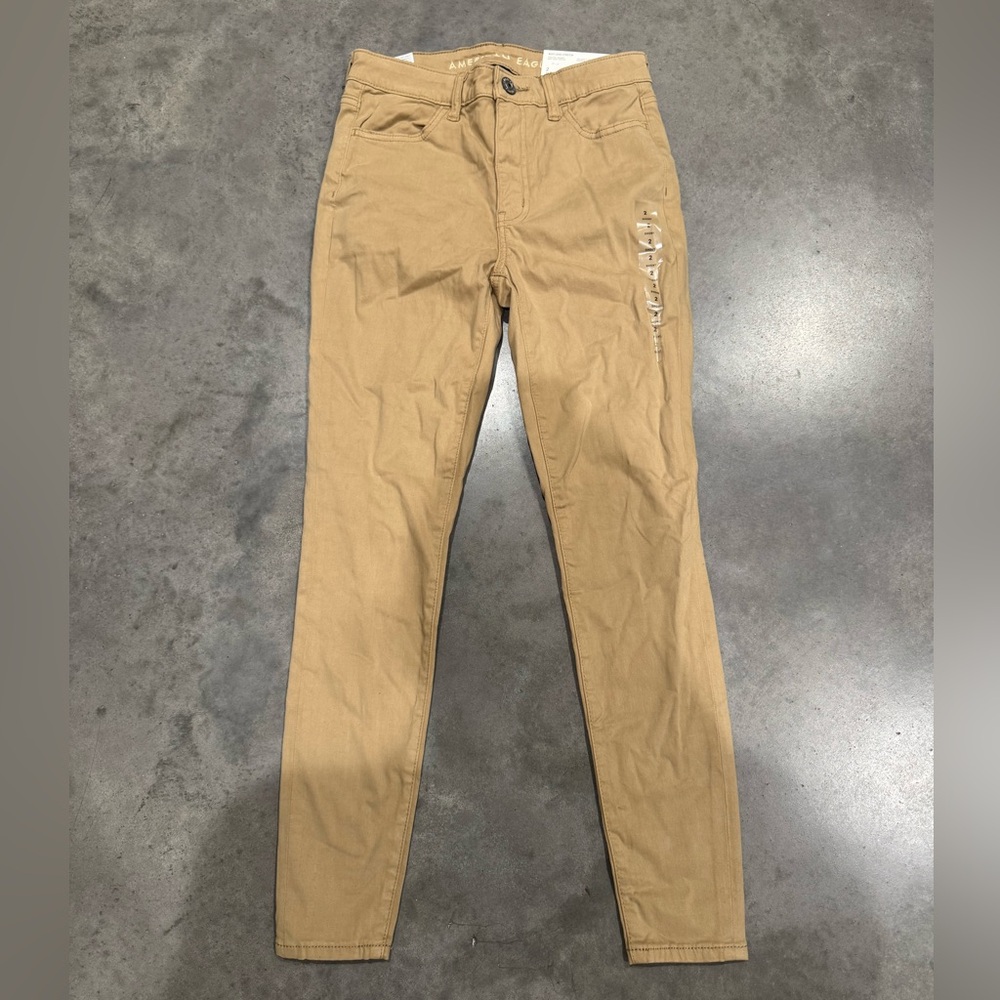 American Eagle Outfitters Khaki Stretch Pants